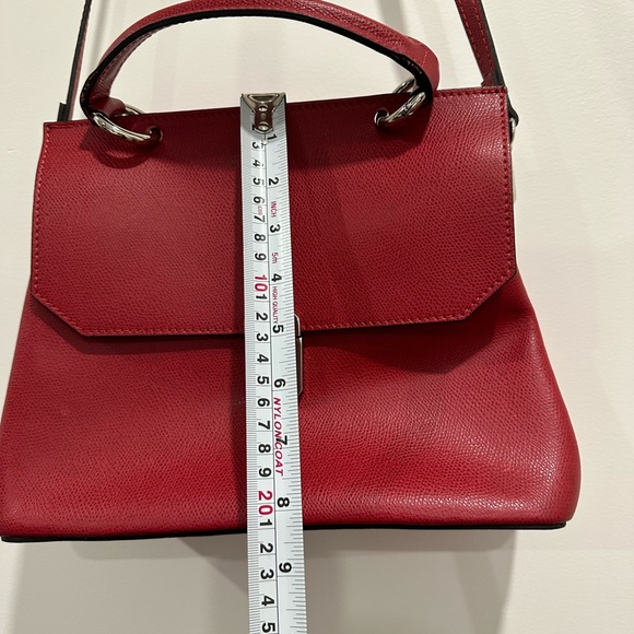 Camelia Roma red leather bag - Picture 4 of 12